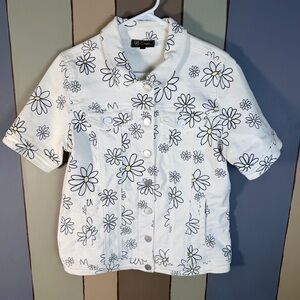 Daisy Denim Jacket-Size:Small